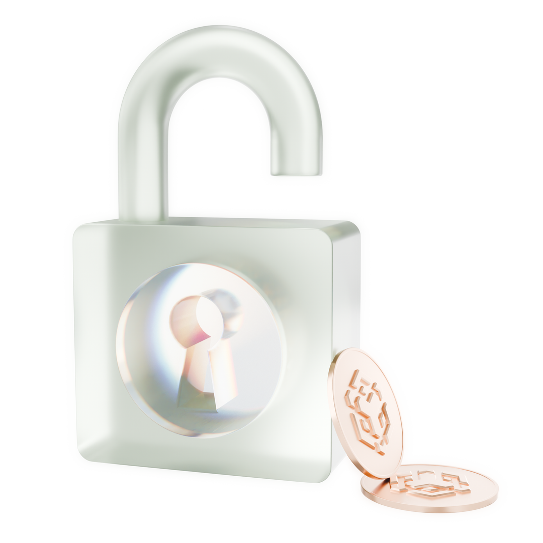 Security lock with Bitcoin